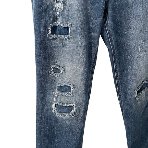 KUT FROM THE KLOTH Catherine Boyfriend Destroyed Denim Jeans Women’s Size 10 - Picture 5 of 9